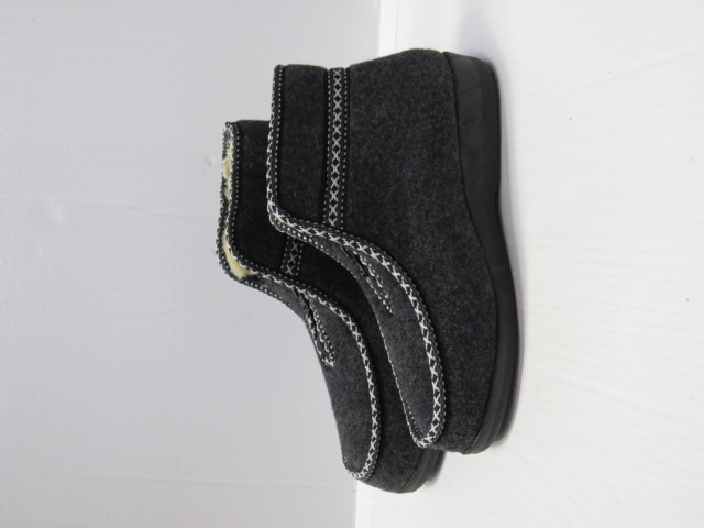 Kapcie Męskie HD04 D.GREY 42-46 OCIEPLANE