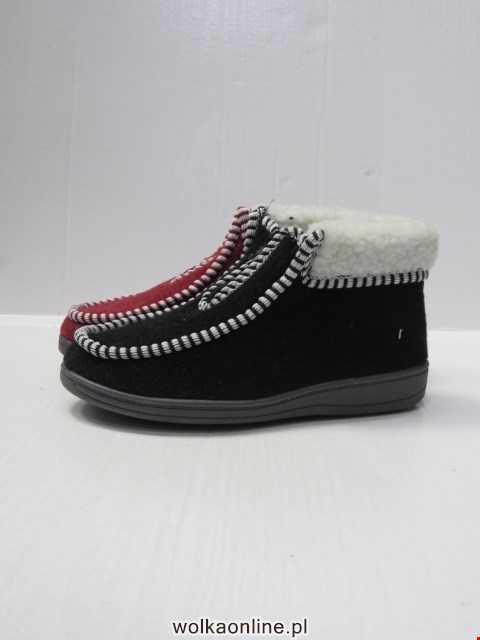 Kapcie damskie Y02-1 BLACK/GREY/WINE 37-42 OCIEPLANE