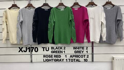 Sweter damskie XJ170 Mix kolor Standard 1