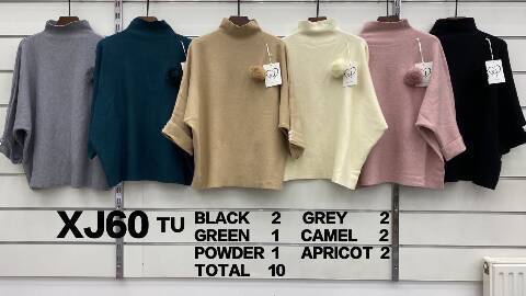 Sweter damskie XJ60 Mix kolor Standard 1