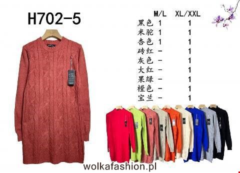 Tunika damskie H702-5 Mix kolor M-2XL 1