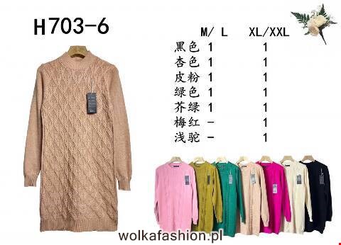 Tunika damskie H703-6 Mix kolor M-2XL 1