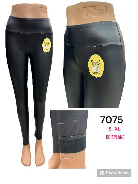 Spodnie z eko-skóry damskie  7075 1 kolor S-XL 1