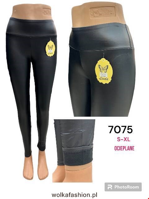 Spodnie z eko-skóry damskie  7075 1 kolor S-XL 1