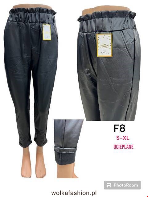 Spodnie z eko-skóry damskie F8 1 kolor S-XL 1
