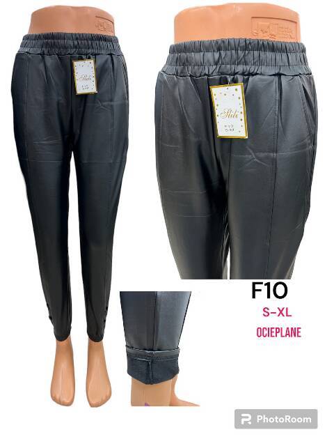 Spodnie z eko-skóry damskie F10 1 kolor S-XL 1