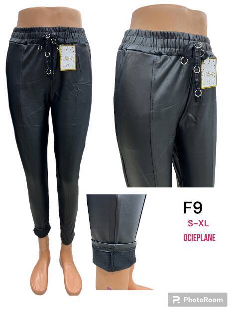 Spodnie z eko-skóry damskie F9 1 kolor S-XL 1