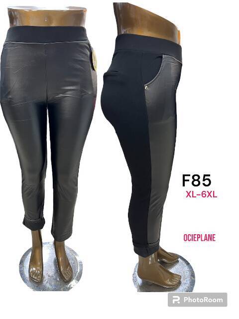 Spodnie z eko-skóry damskie F85 1 kolor XL-6XL 1