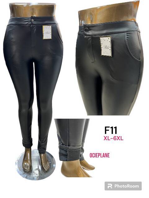 Spodnie z eko-skóry damskie F11 1 kolor XL-6XL 1
