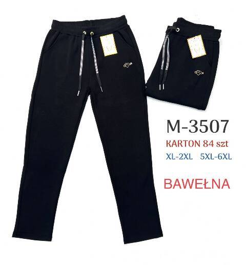 Spodnie dresowe damskie M3507 1 kolor XL-6XL