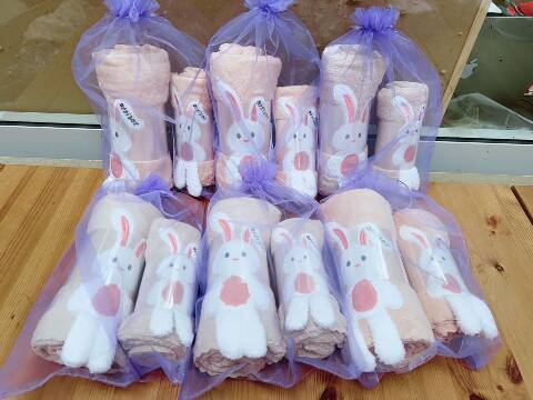 Komplet ręcznik 2 Części 0019 1 kolor 50x100,70x140