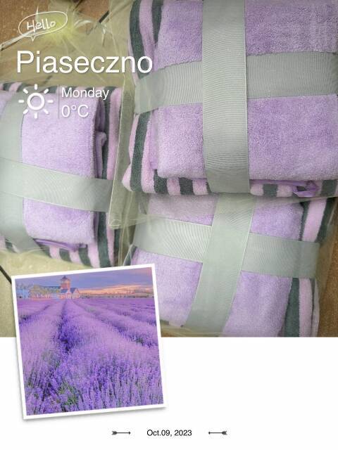 Komplet ręcznik 2 Części 0023 1 kolor 50x100,70x140