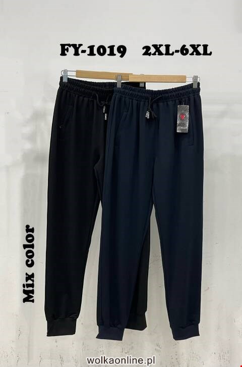 Spodnie dresowe męskie FY-1019 Mix kolor 2XL-6XL