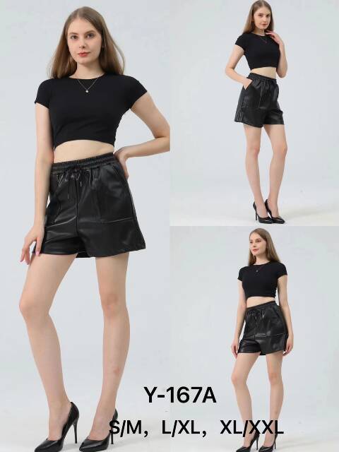 Szorty damskie Y-167A 1 kolor S-2XL