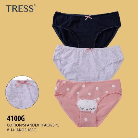 Majtki dziewczęce 4100G Mix kolor 8-14