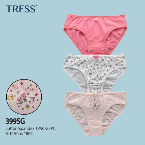 Majtki dziewczęce 3995G Mix kolor 8-14 1