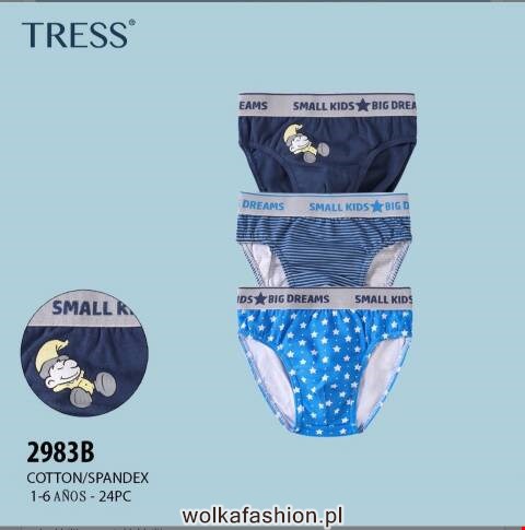 Slipy chłopięce 2983B Mix kolor 1-6 1