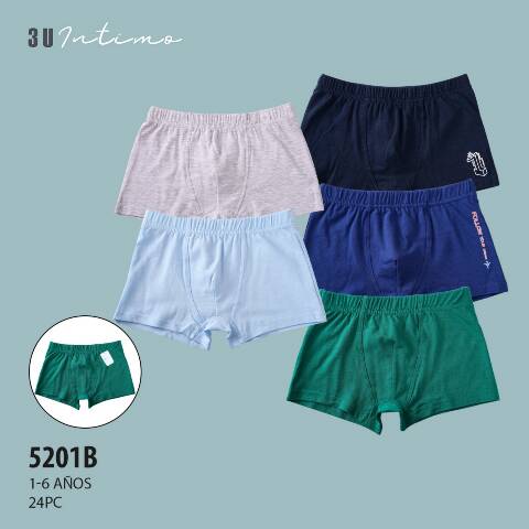 Bokserki chłopięce 5201B Mix kolor 1-6 1