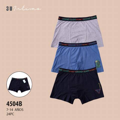 Bokserki chłopięce 4504B Mix kolor 7-14