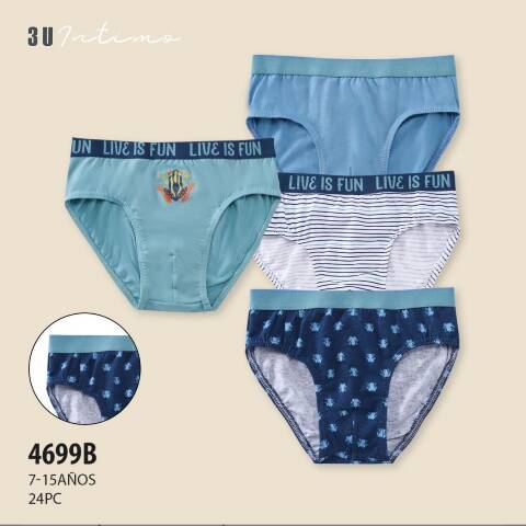 Slipy chłopięce 4699B Mix kolor 7-15 1