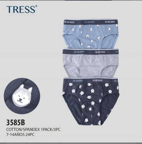 Slipy chłopięce 3585B Mix kolor 7-14