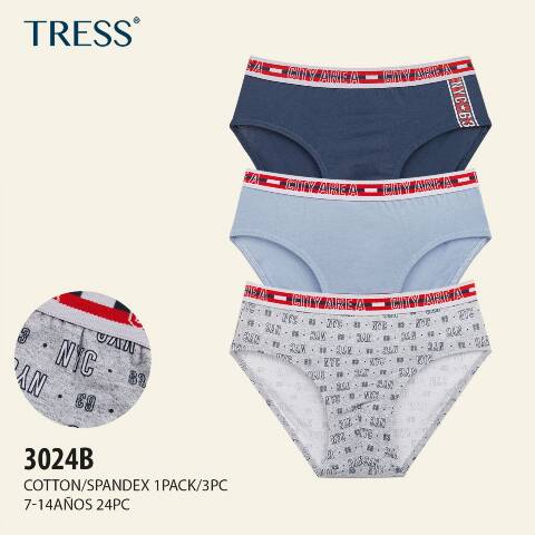 Slipy chłopięce 3024B Mix kolor 7-14