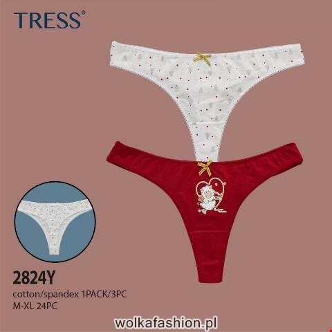 Stringi damskie 2824Y Mix kolor M-XL 1