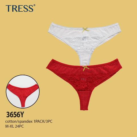 Stringi damskie 3656Y Mix kolor M-XL 1