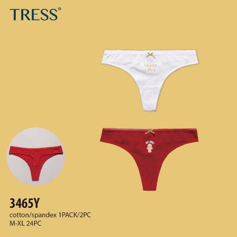 Stringi damskie 3465Y Mix kolor M-XL 1