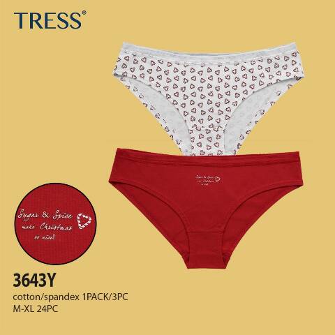 Majtki damskie 3643Y Mix kolor M-XL 1