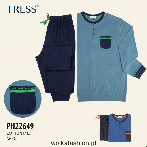 Piżama męskie  PH22649 Mix kolor M-2XL