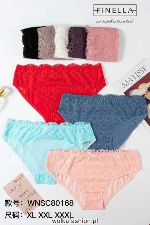 Majtki damskie 80168 Mix kolor XL-3XL 1