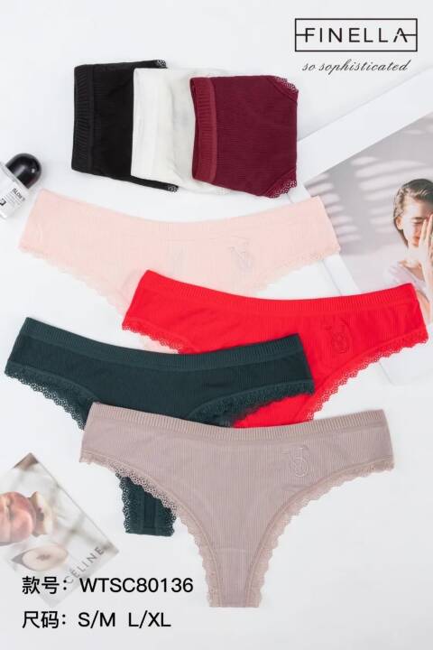 Majtki damskie 80136 Mix kolor S/M-L/XL