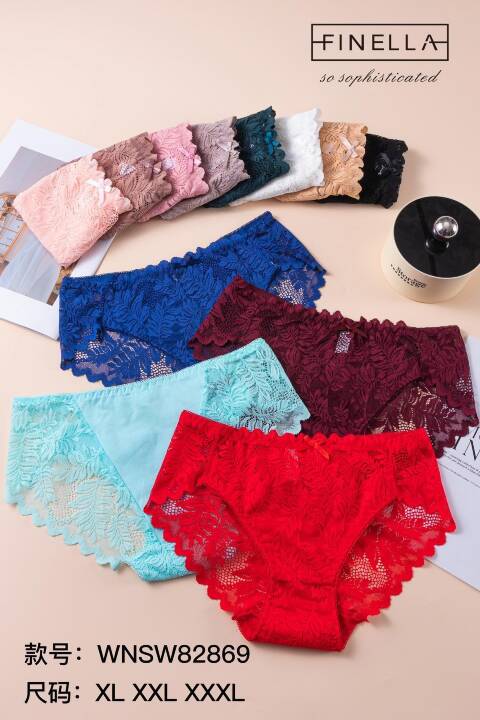 Majtki damskie 82869 Mix kolor XL-3XL