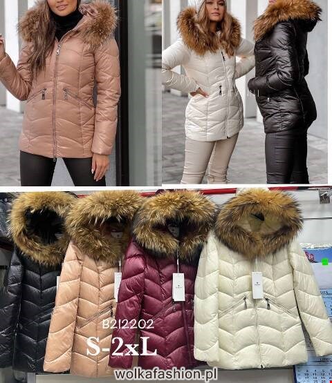 Kurtka damskie zimowa B212202 1 kolor S-2XL 1