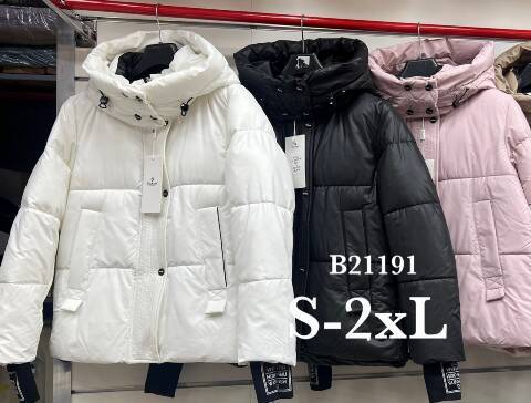 Kurtka damskie zimowa B21191 1 kolor S-2XL 1