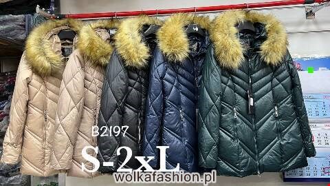 Kurtka damskie zimowa B2197 1 kolor S-2XL 1