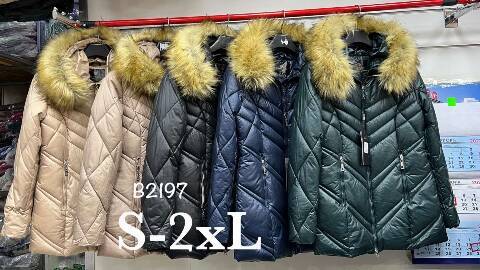 Kurtka damskie zimowa B2197 1 kolor S-2XL