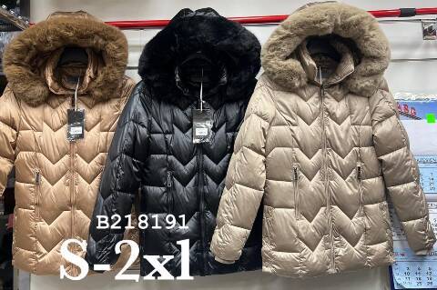 Kurtka damskie zimowa B218191 1 kolor S-2XL