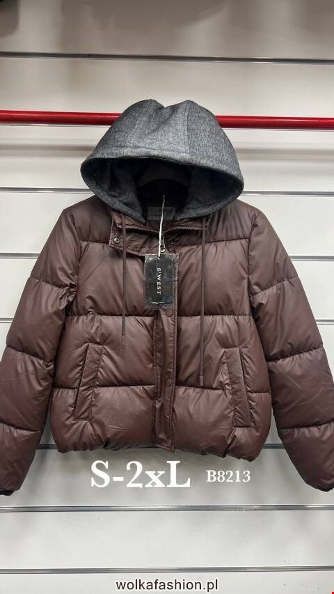 Kurtka damskie zimowa B8213 1 kolor S-2XL 1