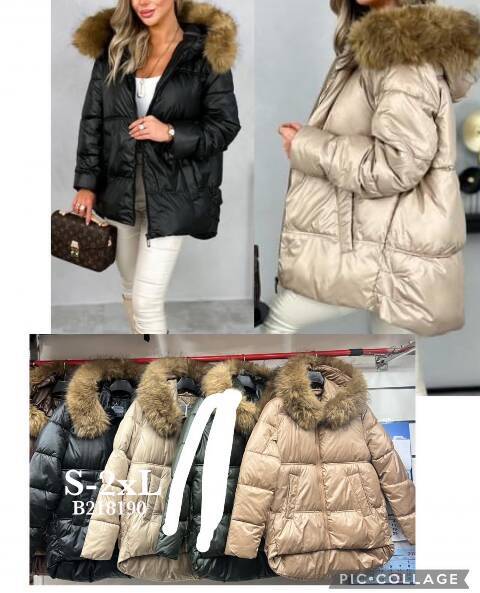 Kurtka damskie zimowa B218190 1 kolor S-2XL 1