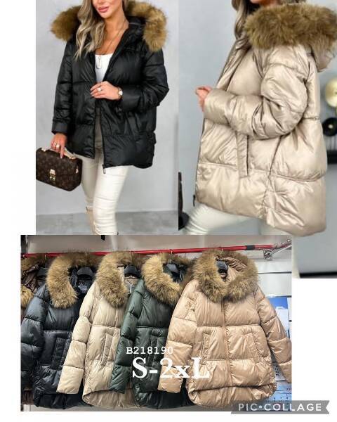 Kurtka damskie zimowa B218190 1 kolor S-2XL 1