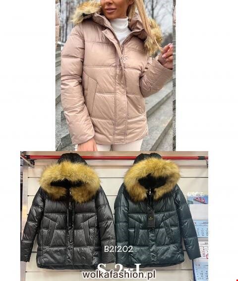 Kurtka damskie zimowa B21202 1 kolor S-2XL 1