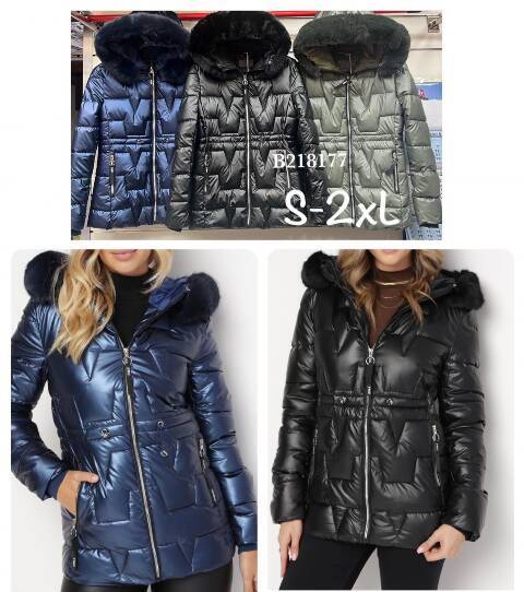 Kurtka damskie zimowa B218177 1 kolor S-2XL 1