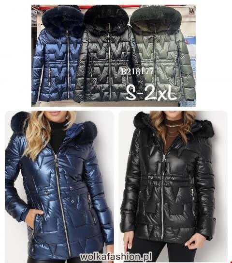 Kurtka damskie zimowa B218177 1 kolor S-2XL 1