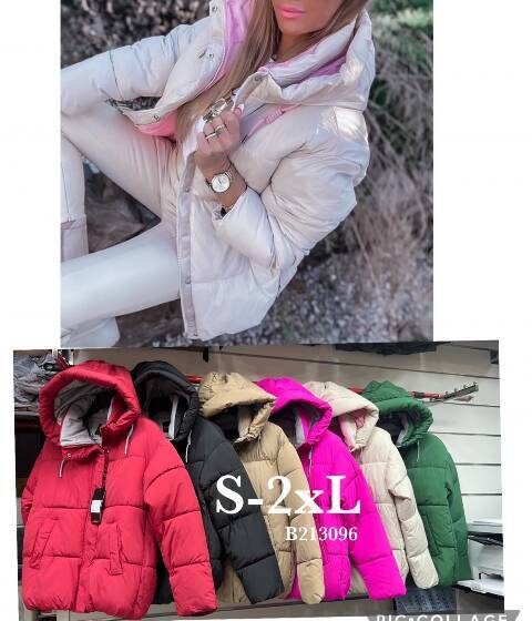 Kurtka damskie zimowa B213096 1 kolor S-2XL