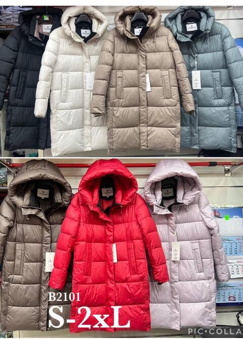 Płaszcze damskie B2101 1 kolor S-2XL 1