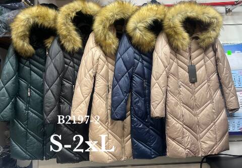 Płaszcze damskie B2197-2 1 kolor S-2XL