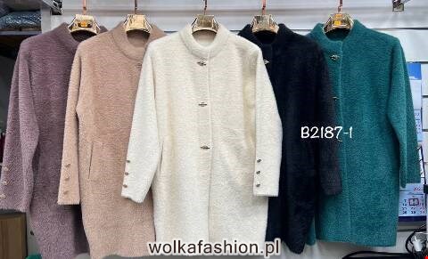 Płaszcze damsk5ie B2187-1 1 kolor Standard 1