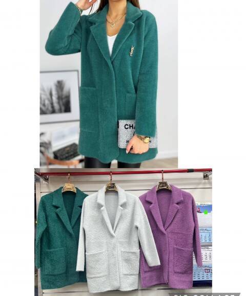 Płaszcze damskie 2842 1 kolor Standard 1